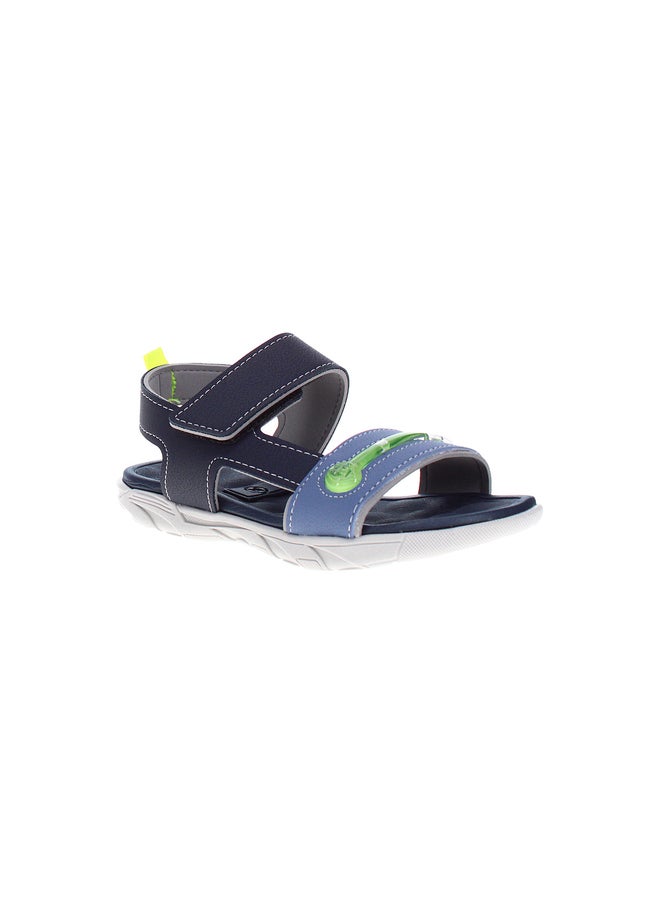 MOLEKINHO Back Strap Flat Sandals with Hook and Loop Closure  - Image 1