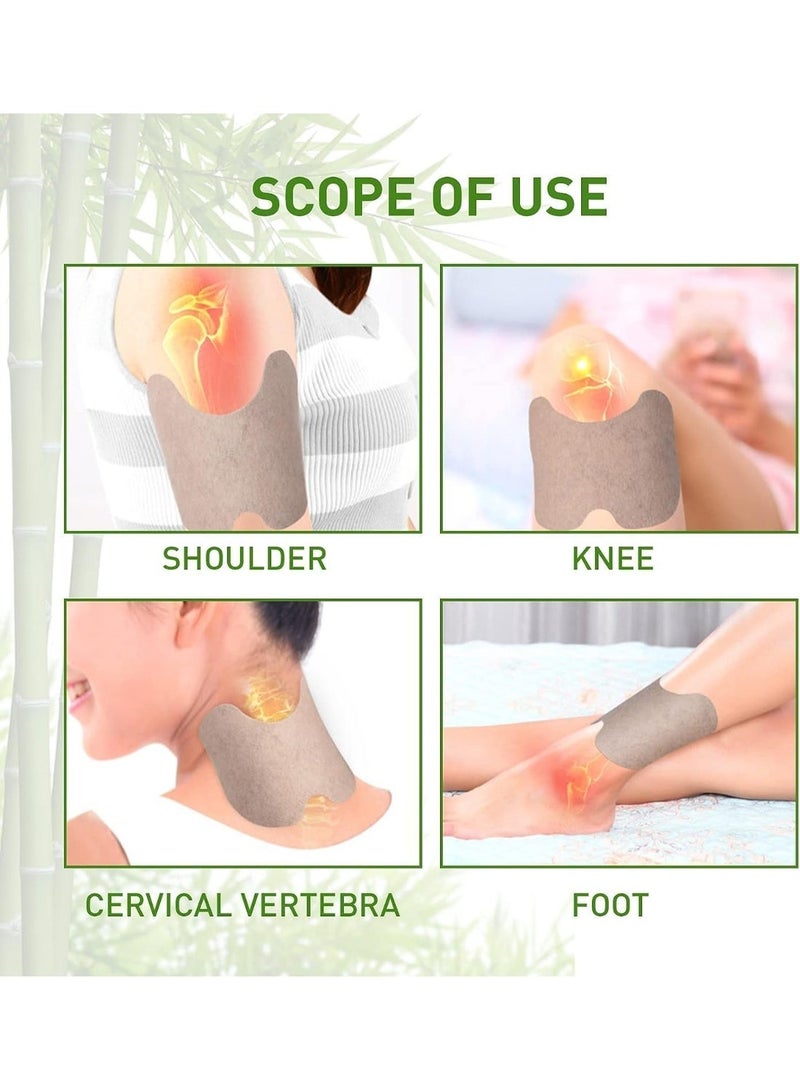 Sefudun Knee Relief Patch, Wormwood Pain Relief Plasters, Knee Relief Patches Kit Quick Relief of Pains for Knee,Waist, Back, Neck, Shoulder, Joints Pain 36 Patches - Image 4