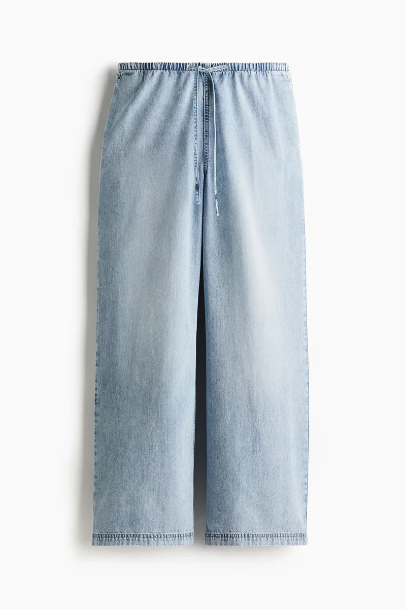 H&M Denim drawstring trousers