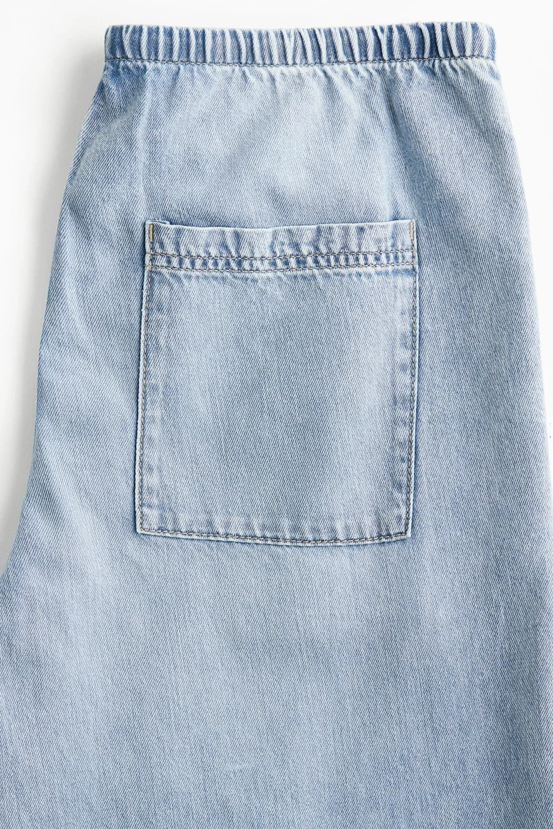 H&M Denim drawstring trousers