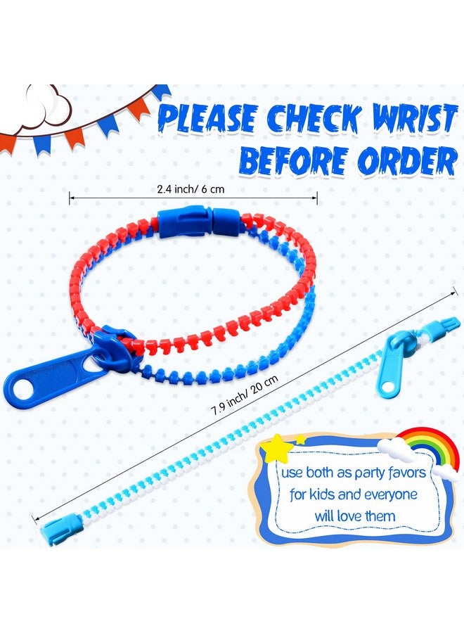 Yinkin 200 Pieces Party Favors 7.9 Inch Friendship Fidget Zipper Bracelets 15 Neon Colors Sensory Bracelet Toys Fidgets Friendship Bracelets For Classroom Rewards Birthday Goodie Bags Fillers - Image 3