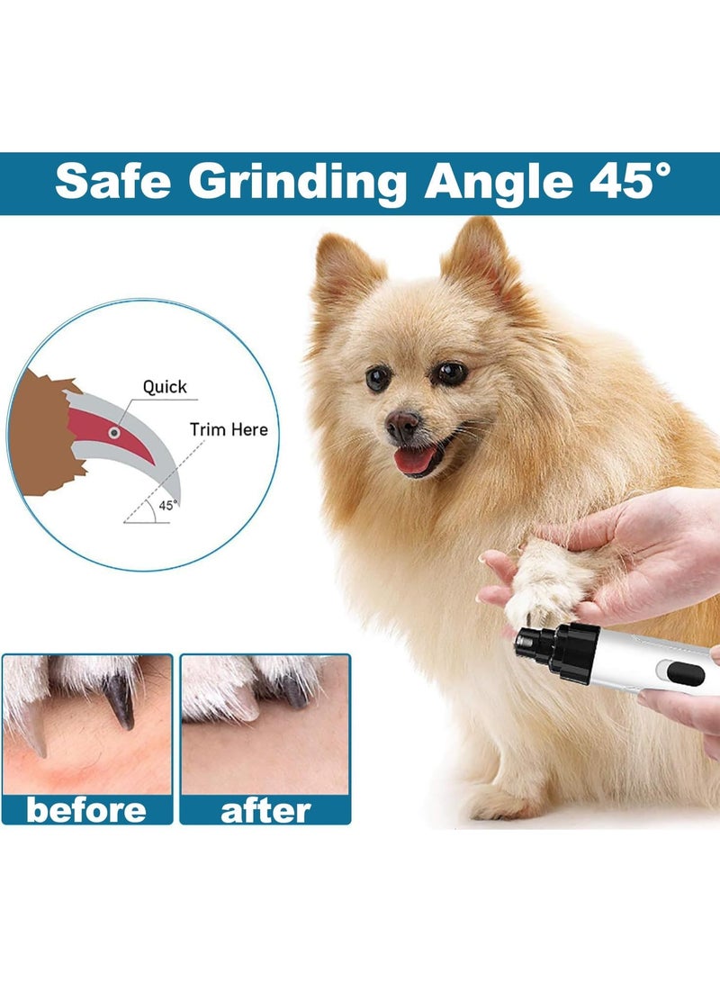 general Silent Groom Pro Nail Grinder Cordless, Silent Groom Pro for Dogs and Cats, Dog Nail Trimmer Quick USB Charge with Replacement Grinding Heads - Image 3