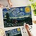 Lantern Press Starry Night Bigfoot 1000 Piece Jigsaw Puzzle for Adults Made in USA with Reference Poster - Image 4