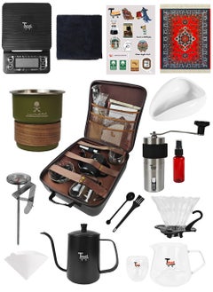 TNOM V60 Coffee Drip Set - 15-Pieces Kit with Tool Case  - Image 1