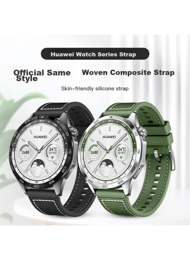 Tinker Xiaopijiang Compatible With Huawei Watch Bands Gt5pro/gt4/gt3pro/gt2, Composite Watch Band For Watch4pro/watch3, Honor/xiaomi Watch, Silicone Watch Strap - Image 2