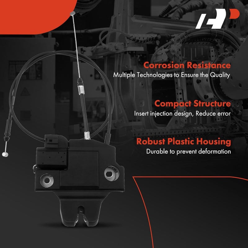 A-Premium Rear Tailgate Lock Actuator with Cables for Lexus IS250 IS350 IS F - Image 5