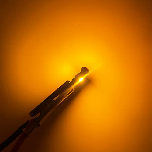 BlyilyB 10-Pack Amber T5 2721 37 74 Wedge Led Bulb PC74 Twist Sockets Replacement Dash Dashboard Lights Instrument Panel Cluster LEDS Lamps - Image 2