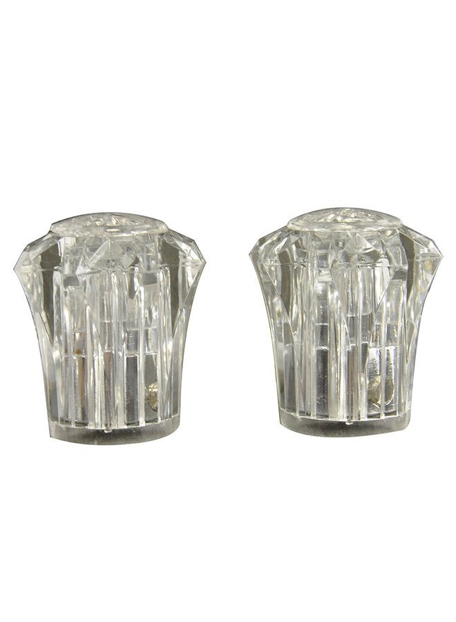 Danco 88889 Vise Grip Crystal Handles Universal Fit, Clear Acrylic - Image 1