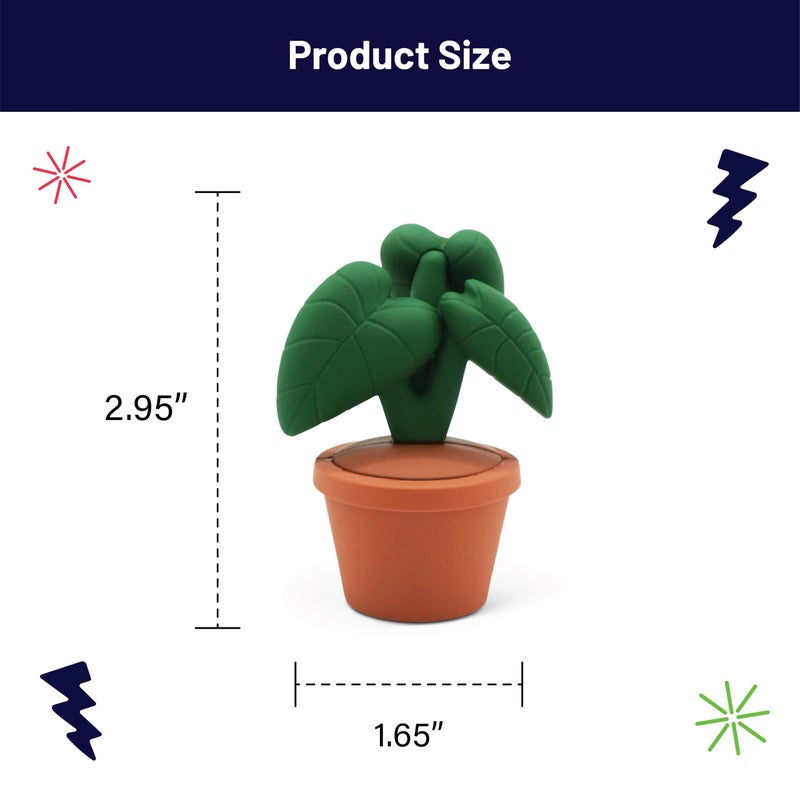 GOOFBALLS Mini Garden Figurines for Desk Decor â€“ Cute Accessories for Fairy Gardens, Terrariums, Succulent Pots & Office Spaces â€“ Tiny Plant Decor Statues - Black Velvet - Image 2