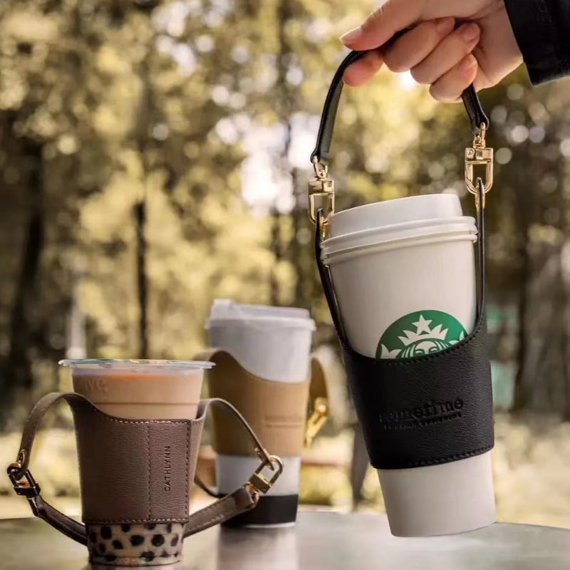 Spot Adjustable Milk Tea Cup Ice Bully Cup Cup Set Portable Coffee Cup Set 500Ml750Ml Drink Cup Set - Image 2