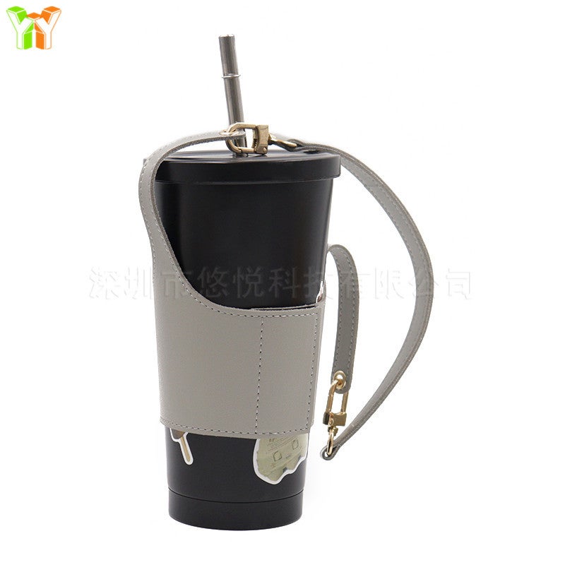 Spot Adjustable Milk Tea Cup Ice Bully Cup Cup Set Portable Coffee Cup Set 500Ml750Ml Drink Cup Set - Image 1