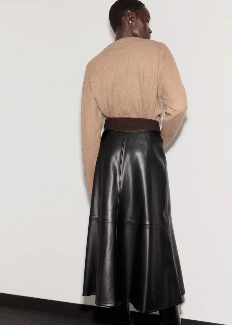 MANGO Round-neck knitted sweater