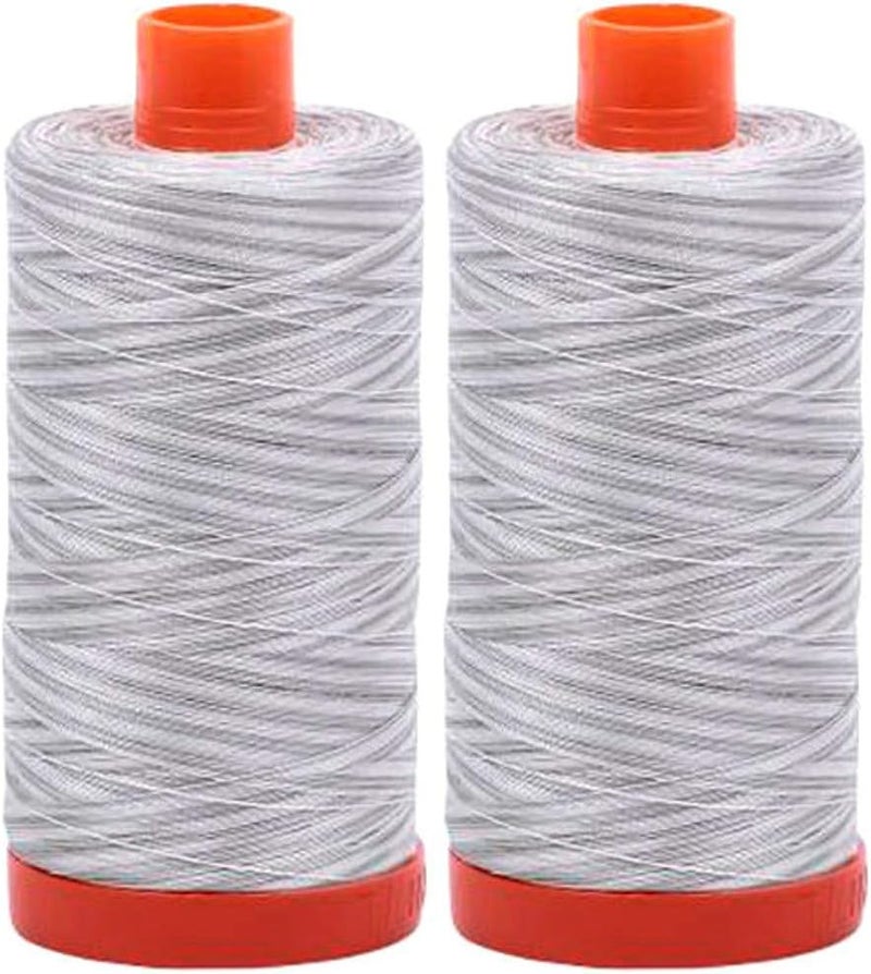 2-Pack - 50WT - Silver Moon (4060) Variegated - Mako Cotton Thread - 1422 Yards Each