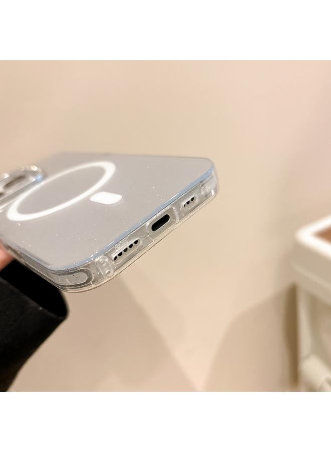 S-TOP Case For iPhone 12 Pro Max Tinfoil Texture MagSafe PC Phone Case - Image 5