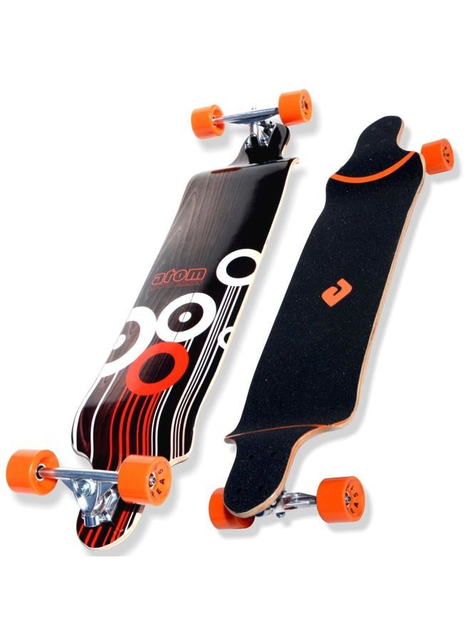 Atom Longboards Atom Drop Deck Longboard - Orange, 41 Inch - Image 1