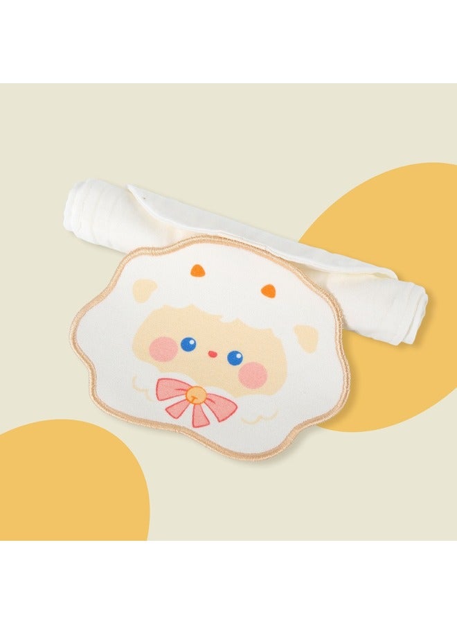 Children's Pure Cotton Kindergarten Embroiderable Sweat-absorbing Towel, Baby Back Padding, Full Cotton Class A, Name-embroiderable, Sweat-absorbing Towel
