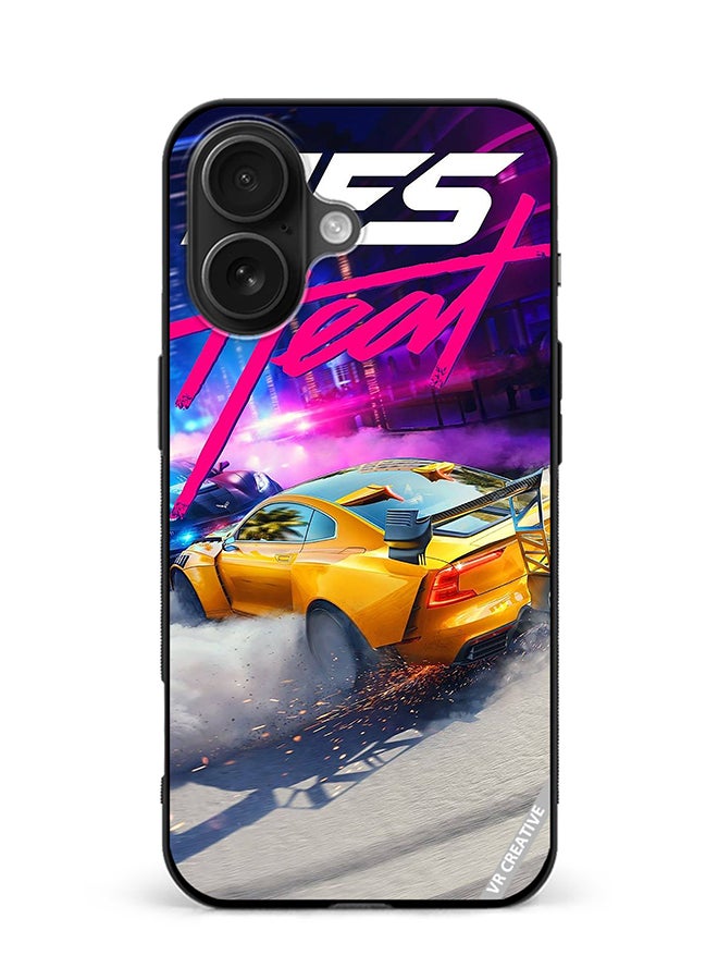 VR CREATIVE Protective Case Cover For Apple iPhone 16 Nfs Design Multicolour