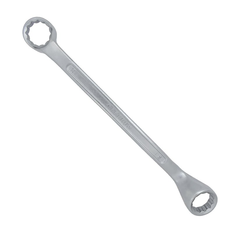 PERFECT TECH 30-32 Double-Ended Box Spanner Wrench, Chrome-Plated Steel, 30 cm Long 30mm-32mm Chrome Plated Finish - Ideal for Industrial Use - Image 2