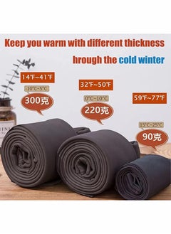 JOGAMS Fleece Lined Tights Women Leggings Thermal Pantyhose Fake Translucent Tights Opaque High Waisted Winter Warm Sheer Tight  - Image 4