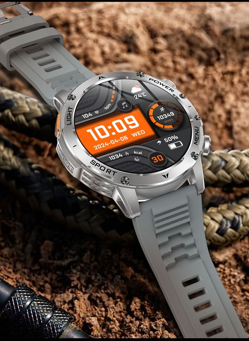 RollsTimi  Men's Multifunctional Bluetooth Smart Sports Watch, Multiple Sports Modes Available, 1.7-Inch High-Definition Full-Touch Screen, LED Wrist Movement Activation, Equipped With A 1000mAh Large-Capacity Battery, Wrist Lift To Wake The Screen, Bluetooth Call Answering/Making, Compatible With Both Android And iOS Systems — RT AK87 - Image 2