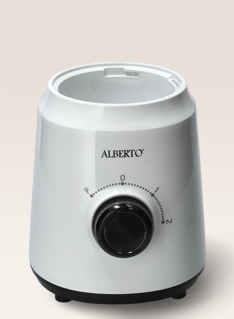 ألبرتو خلاط 2فى 1 بوعاء1.5 لتر بلاستيك 500واط بسرعتين مع خاصيه النبض - Image 2