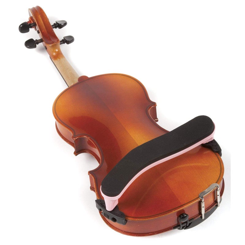 Everest ES2LPI ES Series Violin Adjustable Shoulder Rest 3/4-1/2 - Light Pink - Image 4