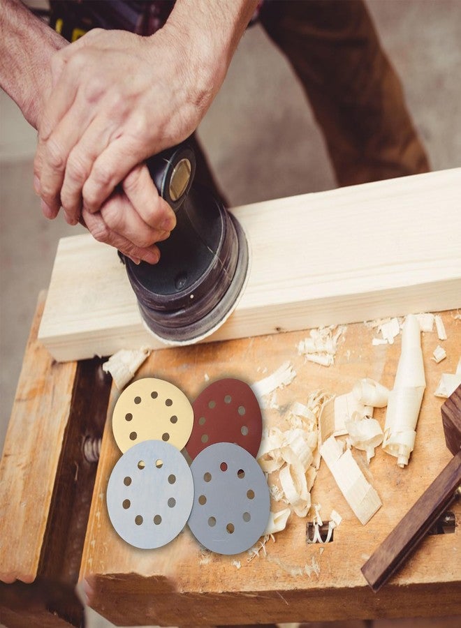 CNBTR Round Sanding Discs Hook Loop Sandpaper 1500# 2000# 3000# 5000# 7000# Sander for Polishing Parts Pack of 50 - Image 2