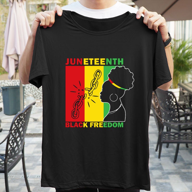Juneteenth Day June Summer 1865 Feminist Men'S And Women'S Short-Sleeved T-Shirts - Image 1