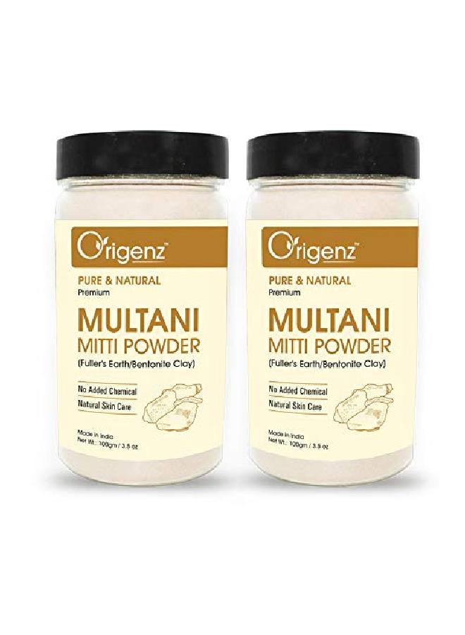 Origenz Premium Multani Mitti Powder 100Gm (Pack Of 2) - Image 2