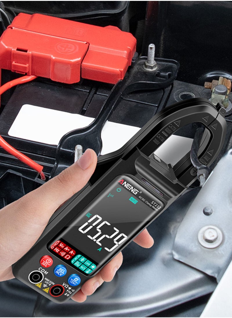 ANENG - ST212 Clamp Meter Intelligent Digital Clamp Multimeter 6000 Counts Smart AC & DC Voltmeter 400A Ammeter VA Colored Display Auto Range Clamp Type Tester NCV Non-contact Voltage Measurer Resistanc - Image 1