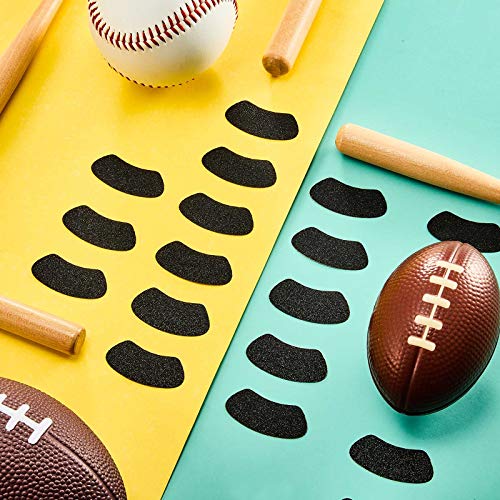 Sumind 280 Pairs Eye Black Stickers Sports Glitter Eye Black Strips Customizable Face Adhesive Sticker for Football Soccer Baseball Softball Fans Birthday Sports Themed Party Supplies - Image 4