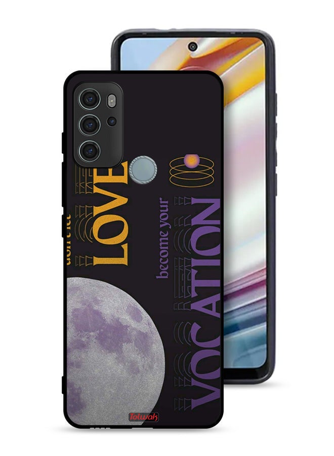 Tolwak غطاء حماية لموتورولا موتو G60S لا تدع الحب يصبح مهنتك - Image 1