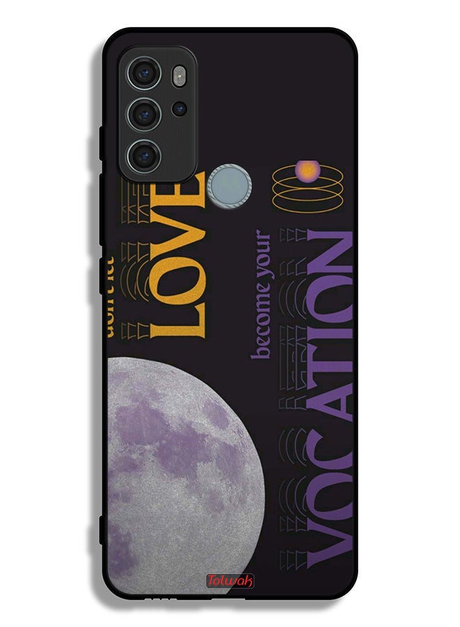 Tolwak غطاء حماية لموتورولا موتو G60S لا تدع الحب يصبح مهنتك - Image 2