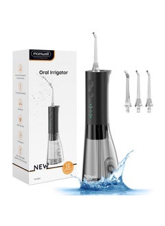 Mornwell Water Flossers for Teeth, 300ML Cordless Water Flosser, Mornwell 3s Pressure Crescendo Oral Irrigator, Professional Rechargeable Portable Water Flosser  - Image 1