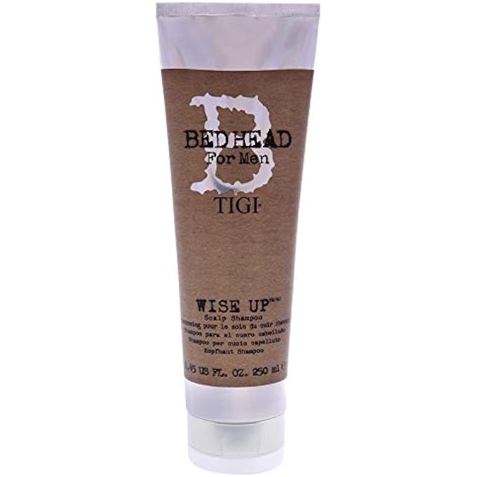 Bed Head for Men Wise Up Scalp Shampoo by TIGI for Men - 8.45 oz Shampoo