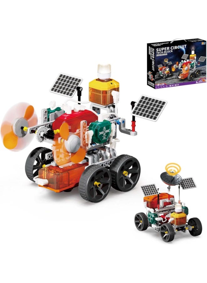 VELARO STEM Toys for Kids 8-13, 218 PCS 2-in-1 Solar Car Building Kit, DIY Physics Science Circuit Set with 20+ Experiments & 3D Models, Educational Engineering Gift for Boys and Girls - Image 1
