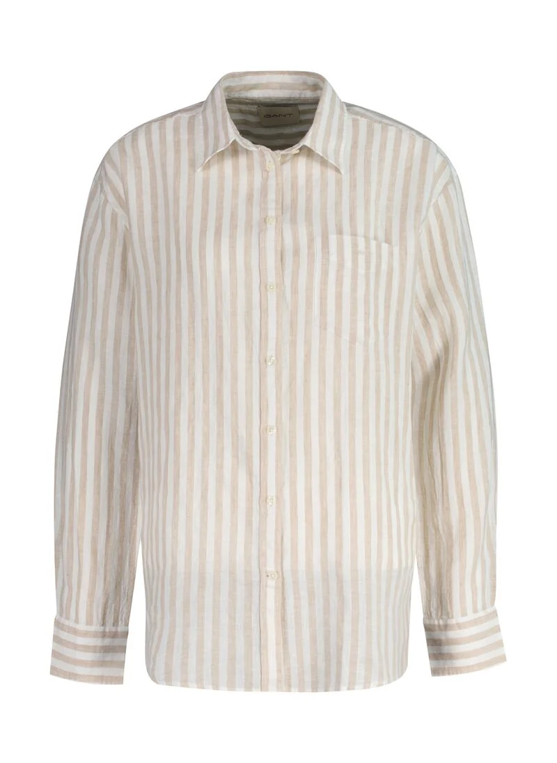 غانت Gant Relaxed Striped Linen Shirt