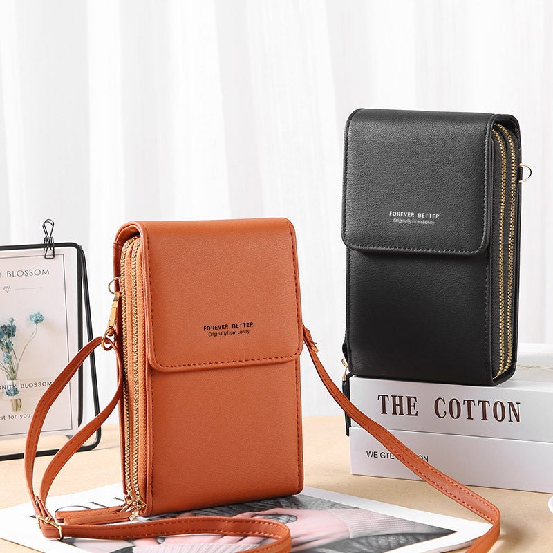 Multifunctional Solid Color PU Leather Wallet, RFID Blocking Design Portable Daily Storage Purse for Cards Cash Coin Business Use - Image 3