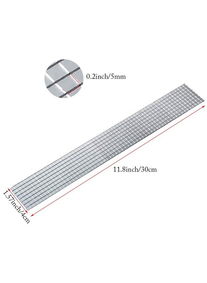 PP OPOUNT PP OPOUNT 9440 PCS Self Adhesive Mirror Mosaics Sheets, 5 x 5 mm Silver Mirrors Mosaic Square Glass for Craft,Home Decorations  - Image 2