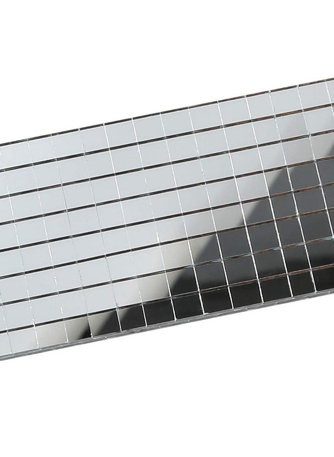 PP OPOUNT PP OPOUNT 9440 PCS Self Adhesive Mirror Mosaics Sheets, 5 x 5 mm Silver Mirrors Mosaic Square Glass for Craft,Home Decorations  - Image 5