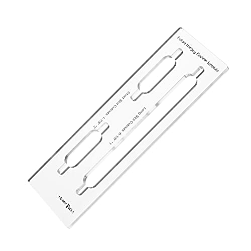 HERMIT TOOLS 9"×3" Inches Picture-Hanging Keyhole Templates - Image 5