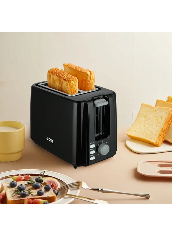 XPER - Toaster - 2 Slices - 750 Watts - 7 Settings - Black - XPTO-750 - Image 1