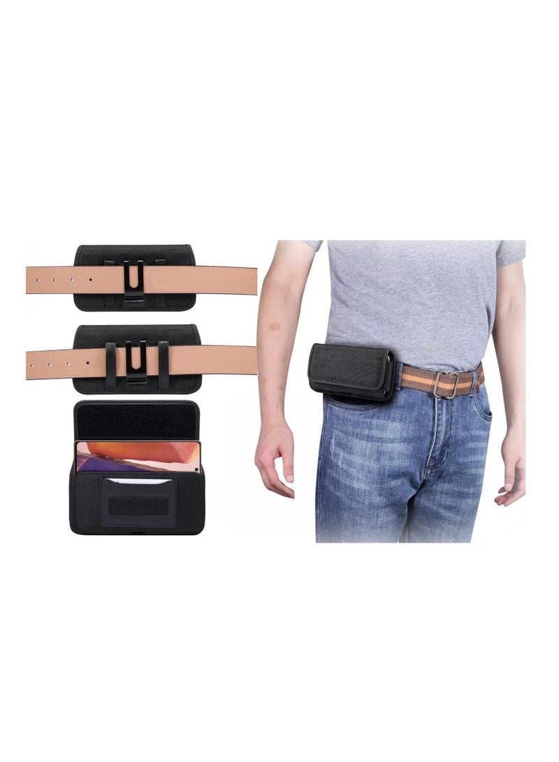 Y&D Nylon Phone Holster Belt Clip Case for Samsung Galaxy S22 Ultra 5G S21 S20 Plus FE S10+ S9+ S8+ Note 10 8 9 Xs Max G Power Stylus E Stylo 6 - Image 3