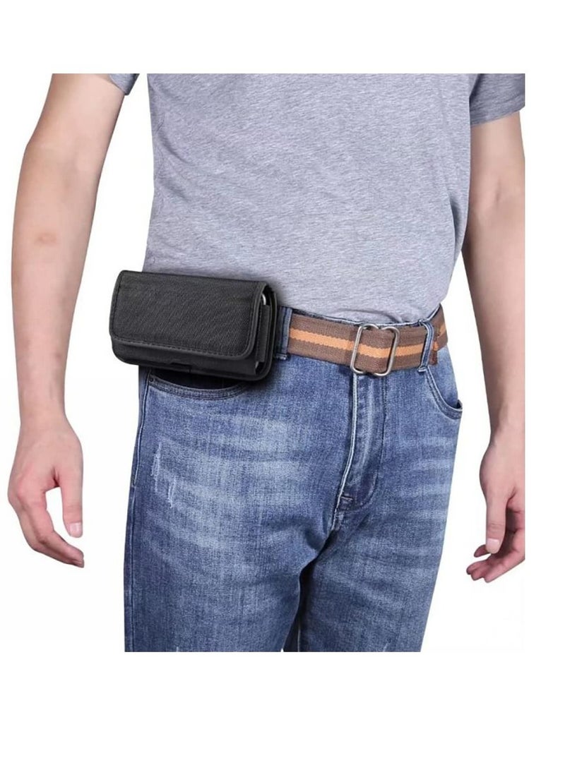 Y&D Nylon Phone Holster Belt Clip Case for Samsung Galaxy S22 Ultra 5G S21 S20 Plus FE S10+ S9+ S8+ Note 10 8 9 Xs Max G Power Stylus E Stylo 6 - Image 1