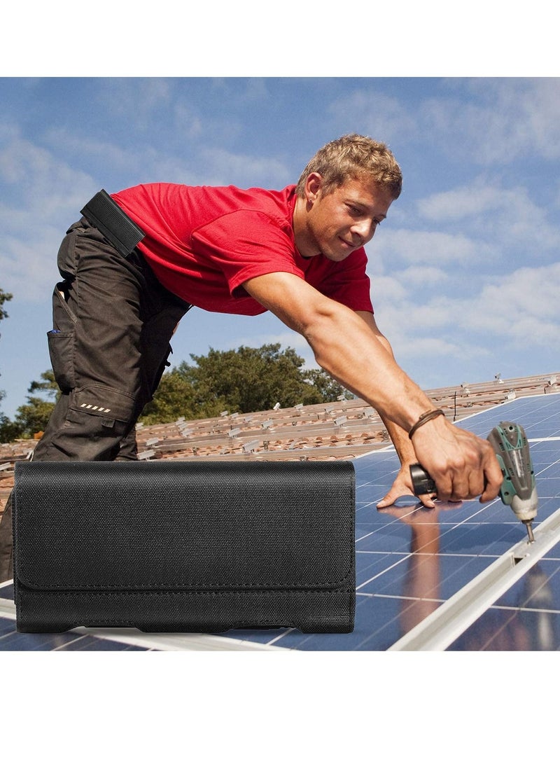 Y&D Nylon Phone Holster Belt Clip Case for Samsung Galaxy S22 Ultra 5G S21 S20 Plus FE S10+ S9+ S8+ Note 10 8 9 Xs Max G Power Stylus E Stylo 6 - Image 5