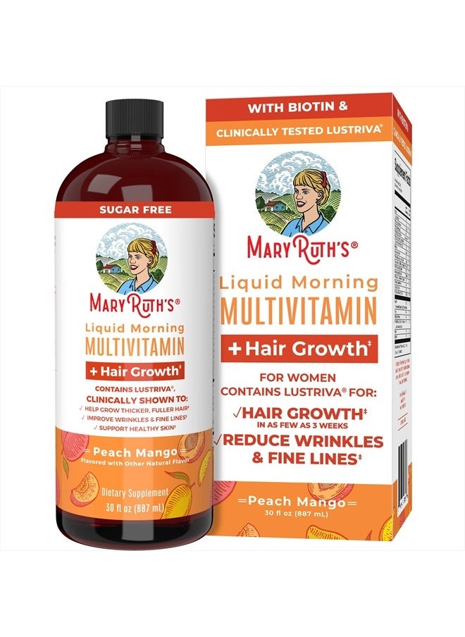 MaryRuth Organics MaryRuth's Liquid Multivitamin + Lustriva® Hair ...