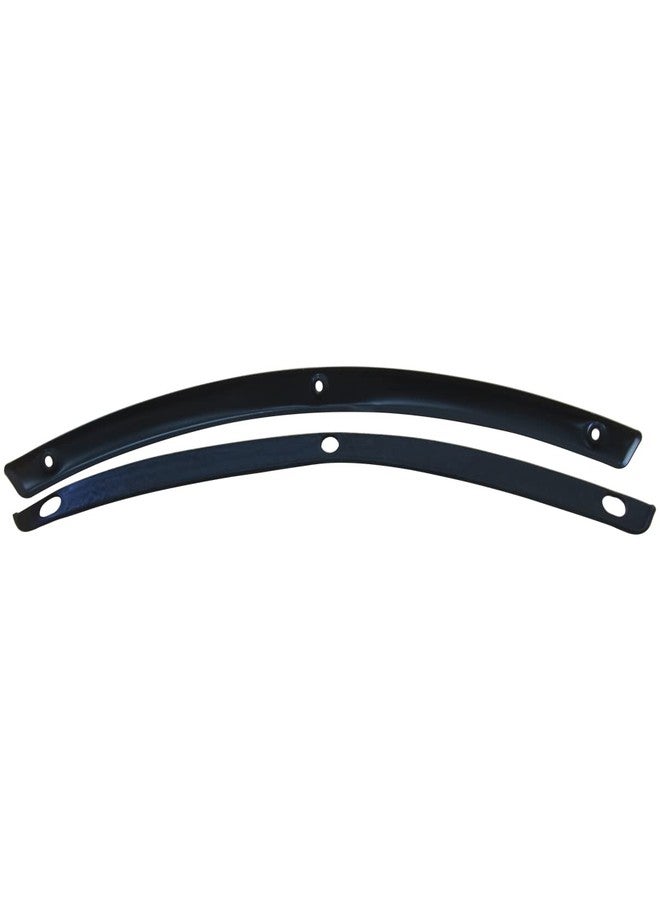 FATECIM Batwing Windshield Windscreen Trim with Rubber Gasket for Harley Touring Electra Street Tri Glide Ultra Limited 2014-2019 Gloss Black - Image 2