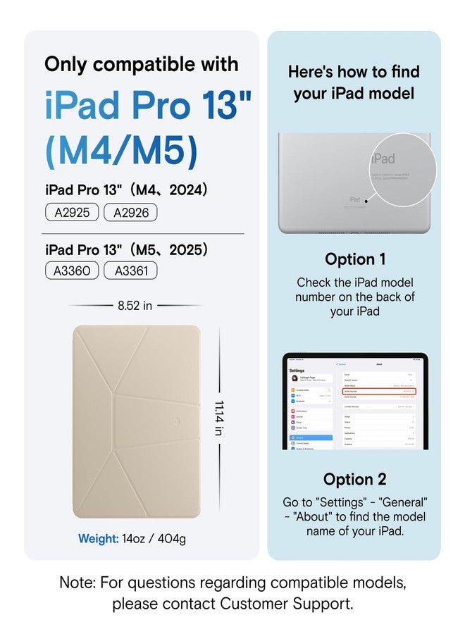 MOFT Dynamic Folio Case for iPad Pro 13-inch(M5 2025/M4 2024), Silm Magnetic Stand Case with 20+ Viewing Angles, Auto Wake/Sleep, Ultra Thin, Jet Black - Image 2