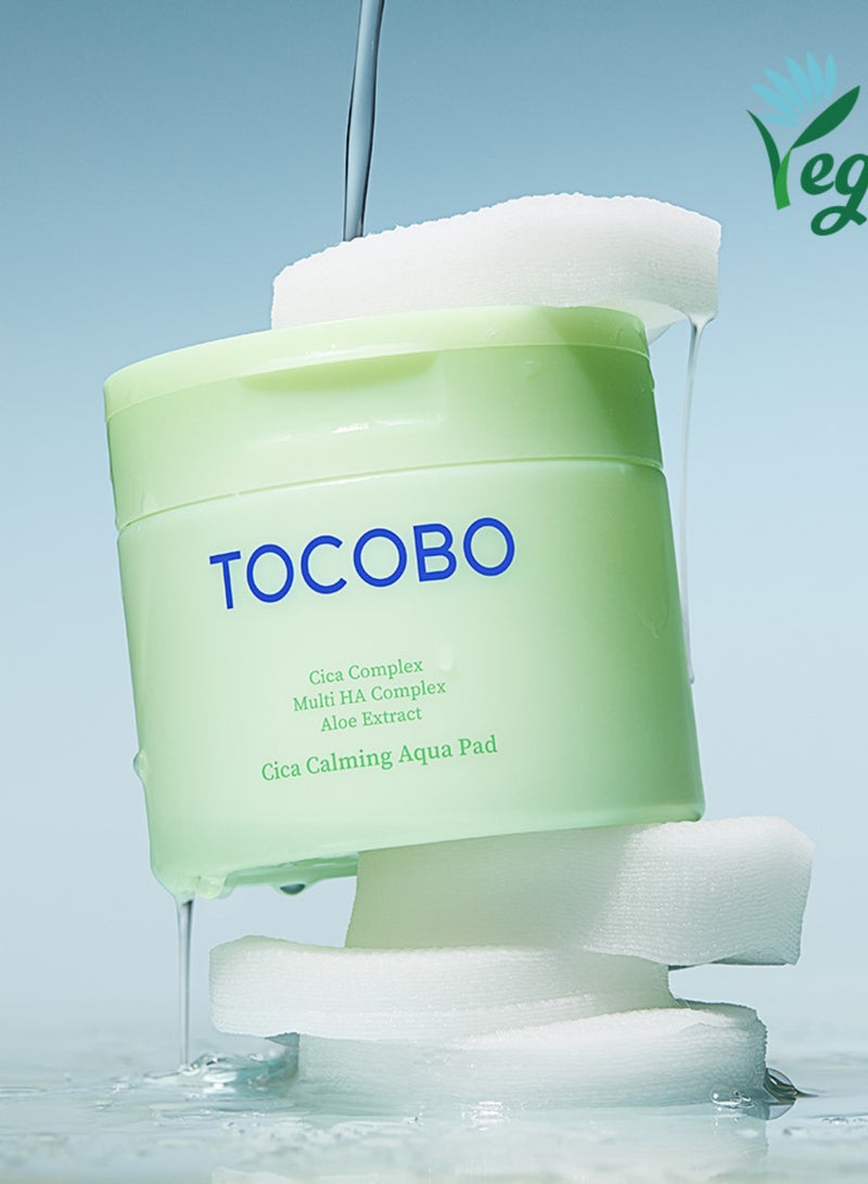 Tocobo Sensitive & Irritated Skin Relief – Tocobo Cica Aqua Calming Toner & Cica Toner Pads – Hydrating, Redness-Soothing Duo - Image 4