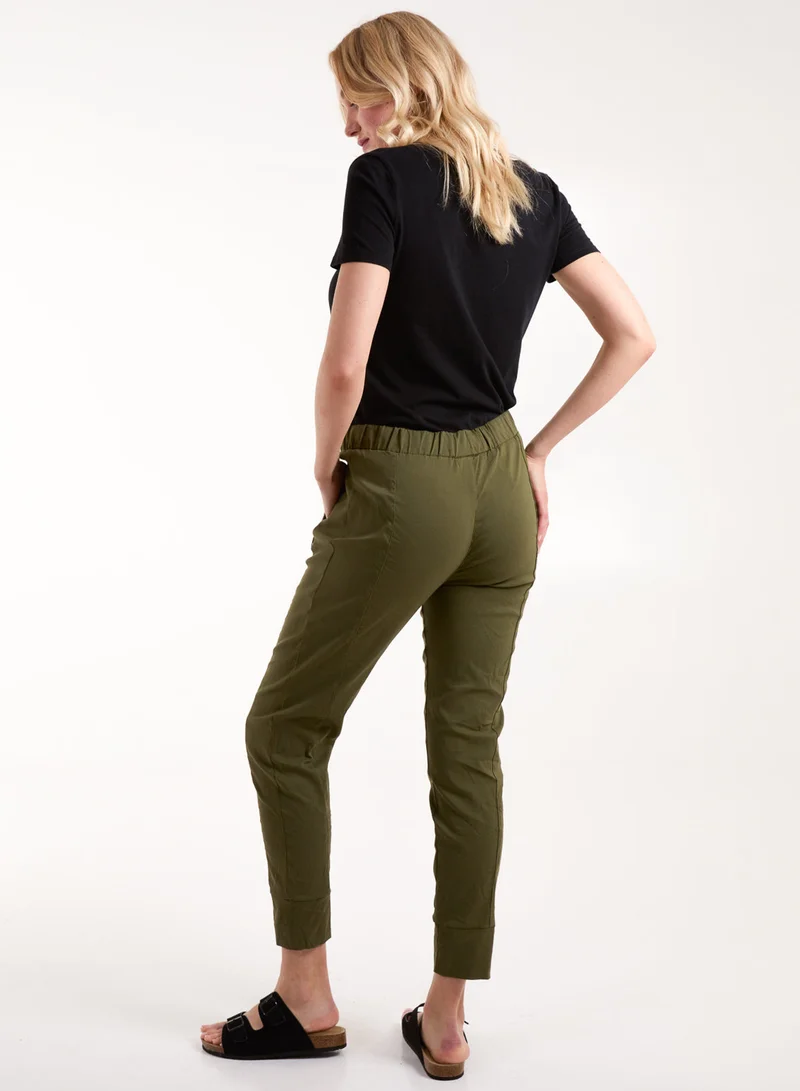 بلو فانيلا Zip Drawstring Trousers